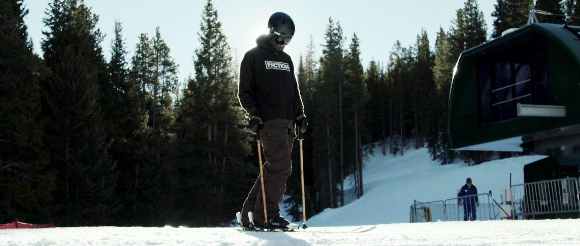 Sparetime - One of the hottest free style park skier right now, ALex Hall.
